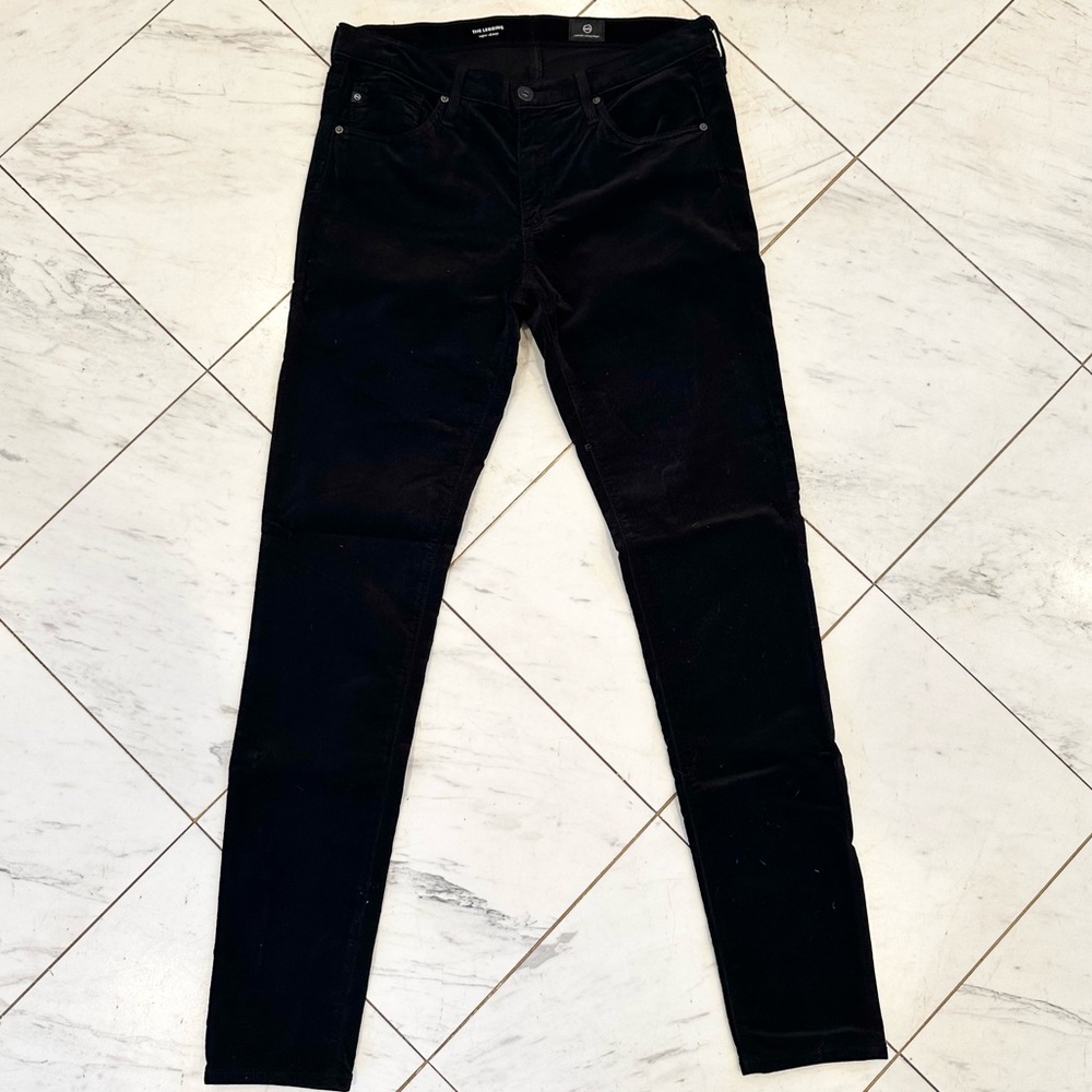 AG Jeans The Legging Super Skinny Black Velvet - Picture 2 of 8